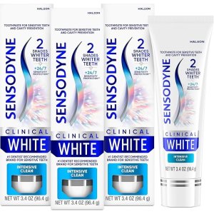 Sensodyne Clinical White 美白牙膏 3支装
