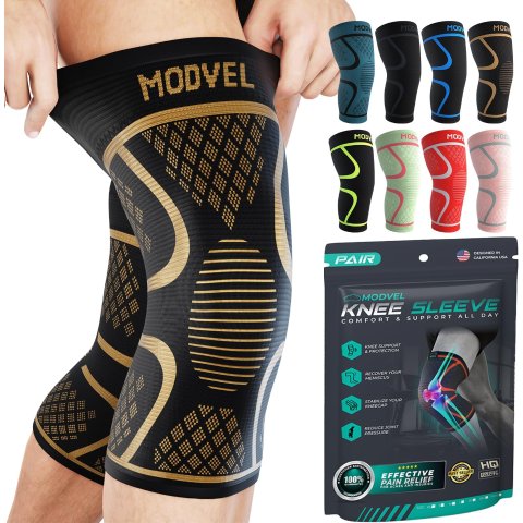 Modvel 铜纤维护膝 M码 2件