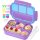 QQKO Kids Bento Lunch Box Purple 4 Compartments
