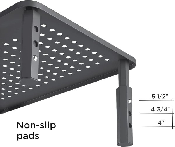 EVOOMI Simple Anti-Skid Steel Monitor Stand