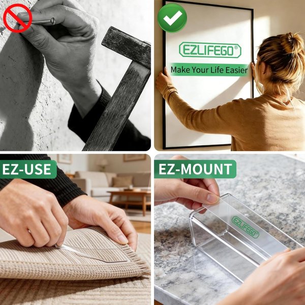 EZlifego Double Sided Nano Tape 16.5FT