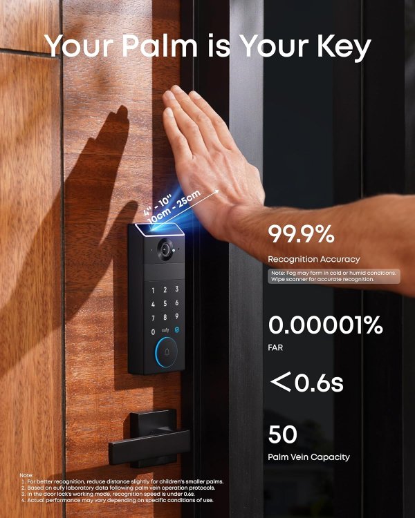 FamiLock S3 Max Smart Lock 2K Doorbell Camera 16GB