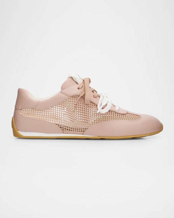 Bond Mesh and Leather Low-Top Sneakers