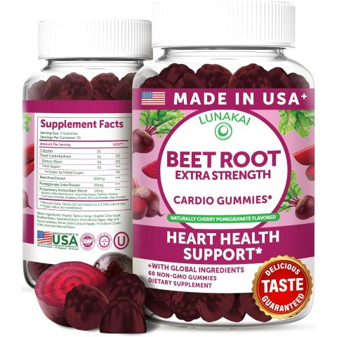 Lunakai Beet Root Gummies 60 Count
