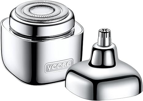2-in-1 Mini Electric Shaver Silver USB-C