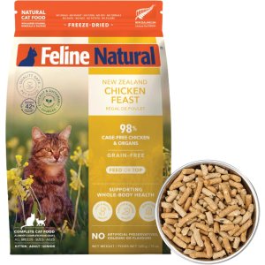 Feline Natural 高蛋白冻干猫粮 鸡肉 11盎司