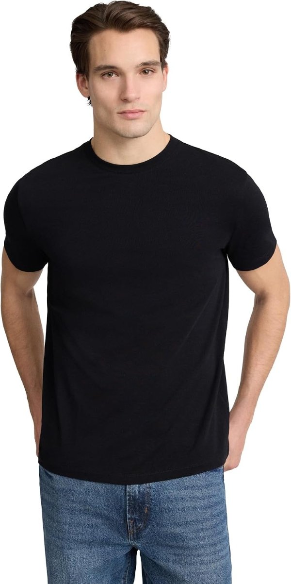 Men's Pima Cotton Tee Crew Neck Short Sleeve