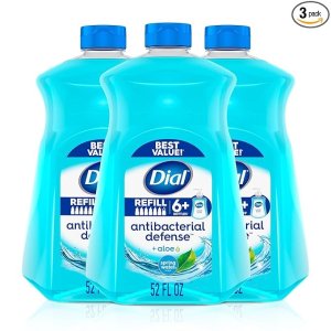 Dial 芦荟抗菌洗手液 52盎司 3瓶