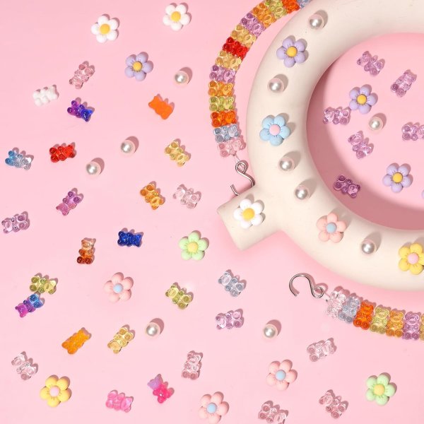 Cute Gummy Bear Shoe Charms 25 Pack