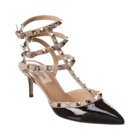 Rockstud 65漆皮高跟鞋