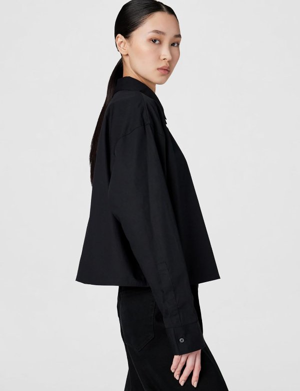 Calvin Klein Women’s Cotton Cropped Shirt