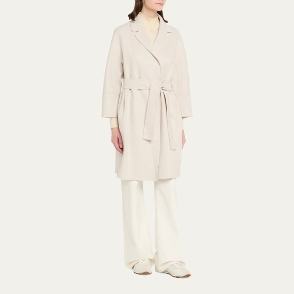 Max Mara Arona Wool Wrap Coat