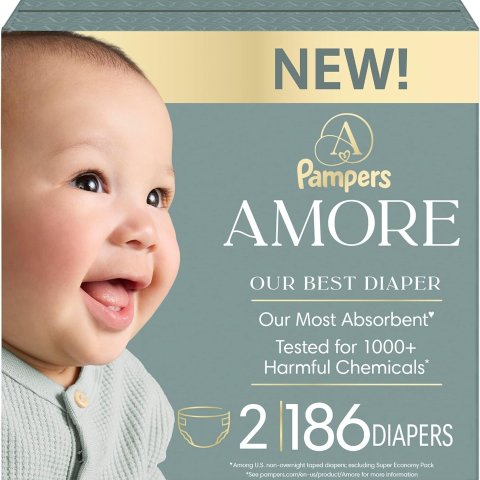 高端线 Amore 终有好价Pampers 纸尿裤 湿巾会员日大促 6.7折起