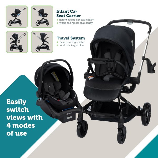 Safety 1st Safety 1st Turn and Go 360° Rotating Travel System Shade