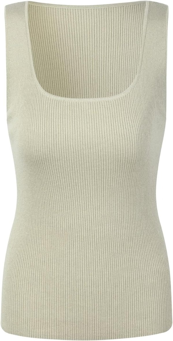 Women's Striped Sleeveless Tank Top