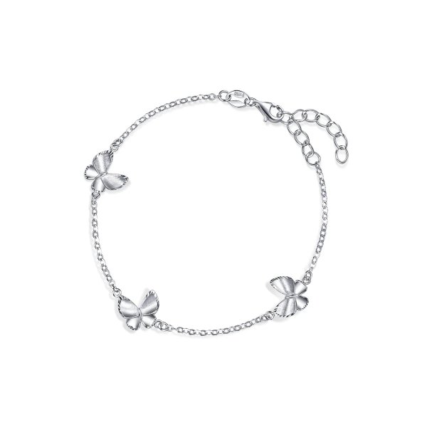 950 Platinum Butterfly Bracelet