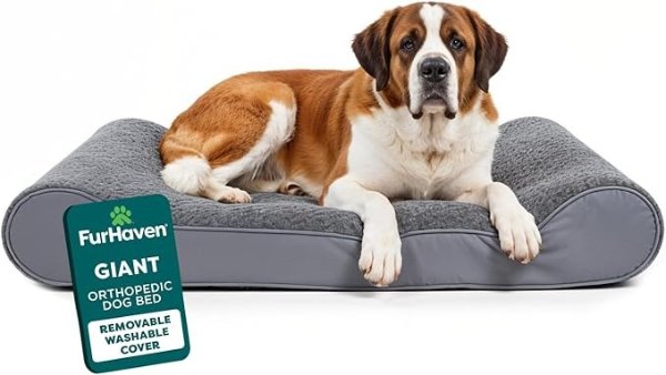 FurHaven Orthopedic Dog Bed XXXL Gray
