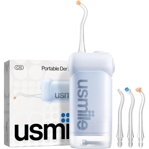 usmileC10 Portable Water Flosser 180ml Blue