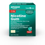Amazon Basic Care 戒烟口香糖 4mg 220粒 薄荷味