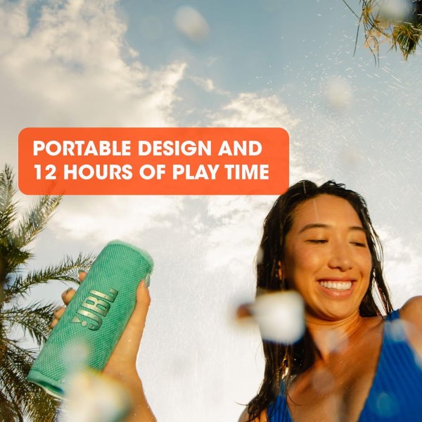 JBL Flip 6 Portable Bluetooth Speaker Camo
