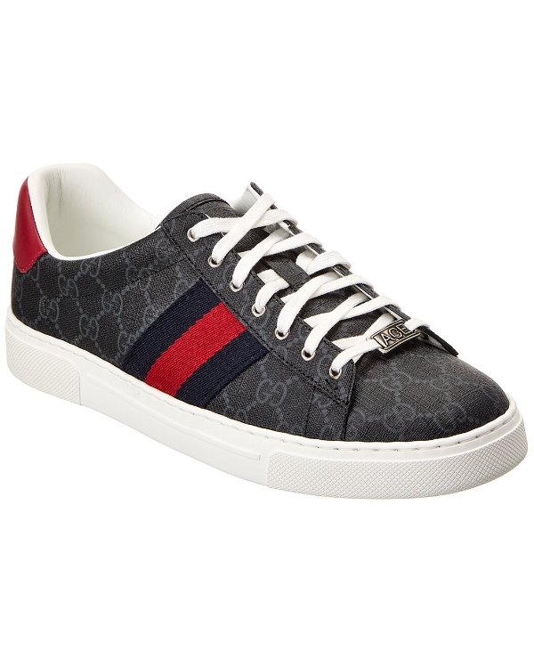 Gucci Ace GG Supreme Canvas Leather Sneaker