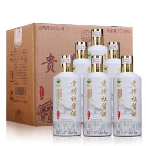 杜酱 53度酱香型白酒 500mL*6瓶