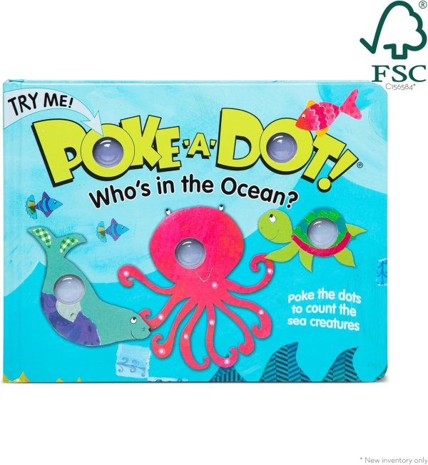  Poke-a-Dot! 海洋立体书 儿童互动