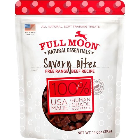 Full Moon 牛肉狗零食 14盎司