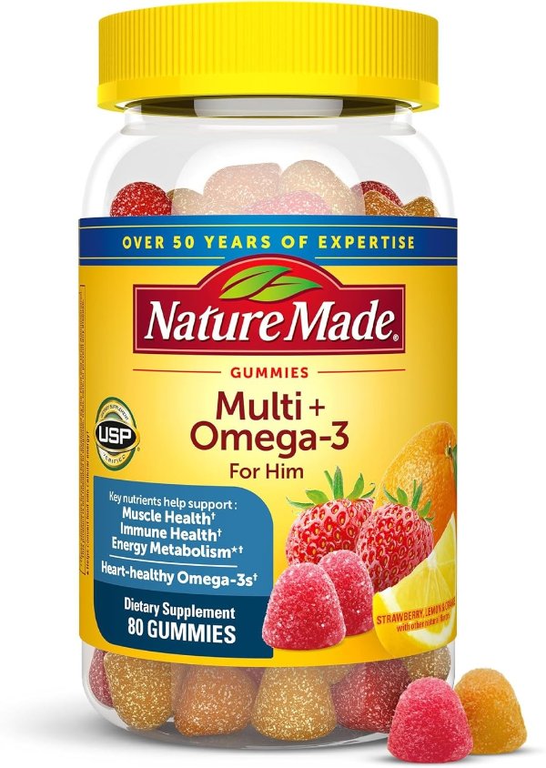  Men's Multivitamin Gummies 80 Count