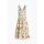  Women's Floral Tie-Detail Dress Cream
