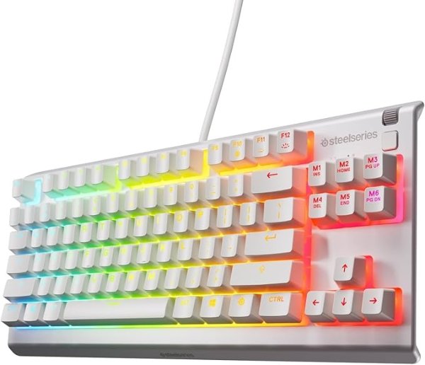  Apex 3 TKL 白色RGB游戏键盘