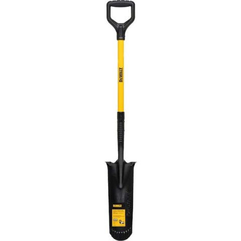 Dewalt 32英寸玻璃纤维D柄排水锹