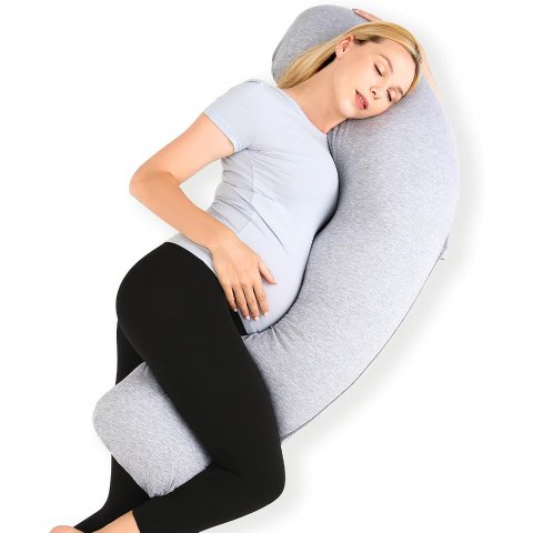 Momcozy J型孕妇枕 灰色