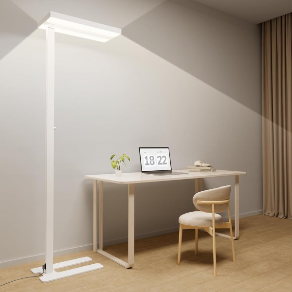 02E LED Floor Lamp 80W White