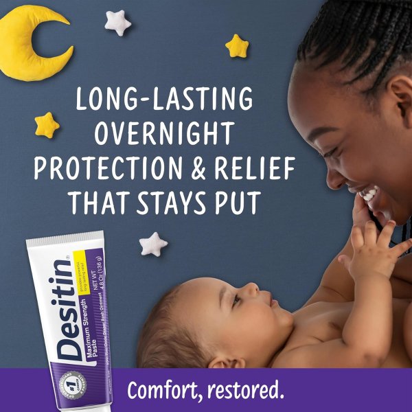 Desitin 40% Zinc Oxide Diaper Rash Paste 4.8oz