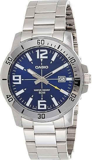 Men's Diver Style Stainless Steel Watch