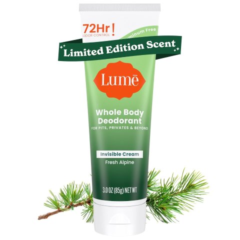 Lume 全身除臭膏 3.0盎司 清新阿尔卑斯