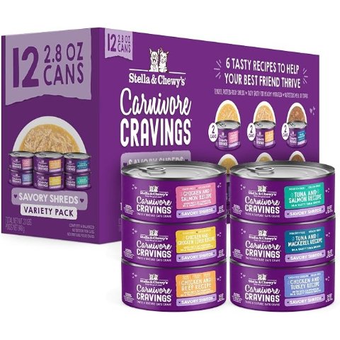 Stella & Chewy sStella & Chewy’s Carnivore Cravings Canned Cat Food 12 Cans
