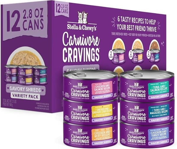 Stella & Chewy’s Carnivore Cravings 猫罐头 12罐装