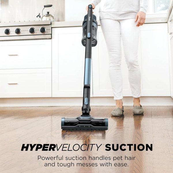 Shark Cordless Stick Vacuum IX141AMZ XL Dust Cup Ice Blue
