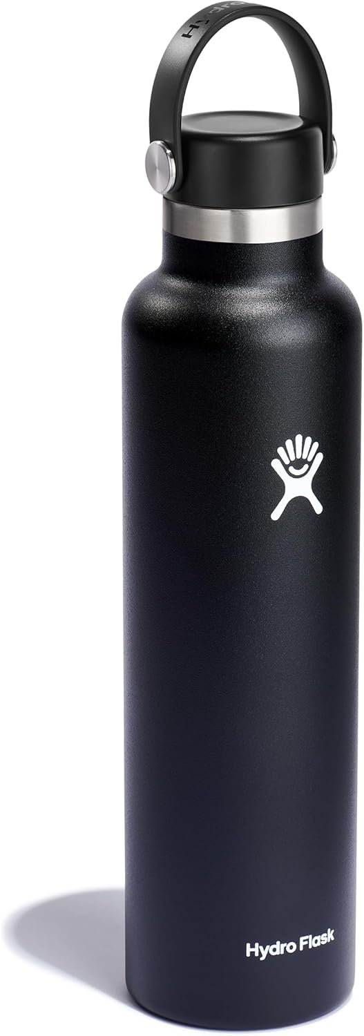 Insulated Stainless Steel Water Bottle 24oz Black