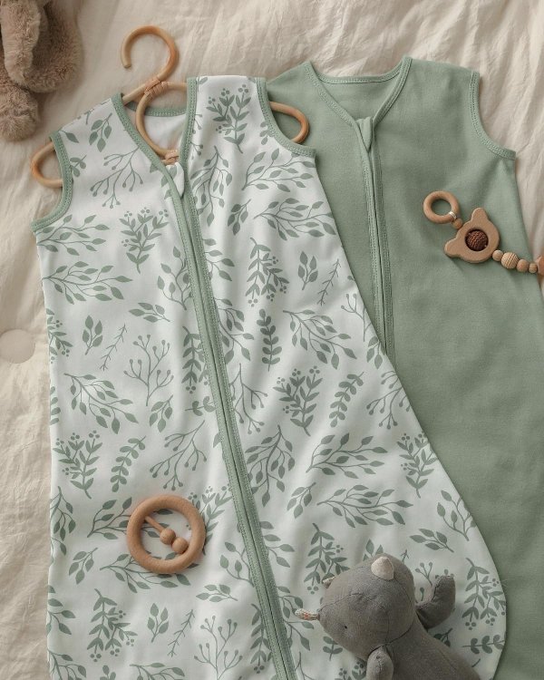 Baby Sleep Sack 6-12 Months Organic Cotton 3 Pack