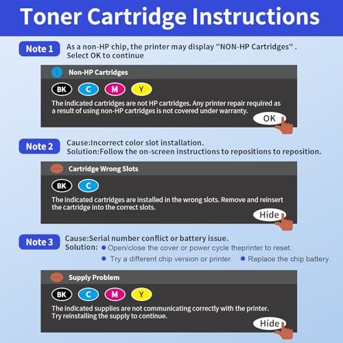 218X High Yield Toner Cartridges 4-Pack