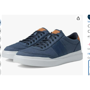 $35.96 Cole Haan Men s Grandpro Rally II Canvas Court Sneaker