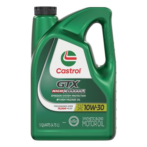 Castrol GTX 10W-30 Synthetic Blend Motor Oil 5 Quarts