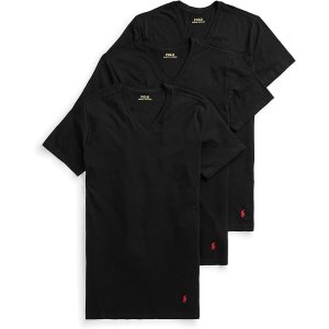 Polo Ralph Lauren 男士V领棉质T恤 3件