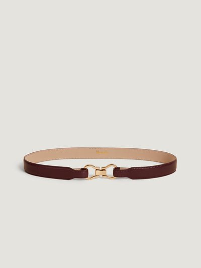 LAURE Belt New Bordeaux