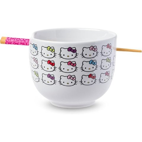 Silver Buffalo Hello Kitty 陶瓷碗 20盎司