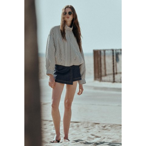 Plaid Bomber Jacket Women