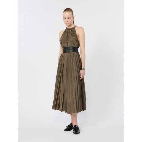  Sleeveless Plisse Dress